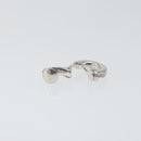 Christian Dior Earring metal Silver tone Auth 140689-10