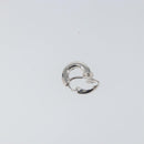 Christian Dior Earring metal Silver tone Auth 140689-4