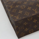 LOUIS VUITTON Monogram Sac Plat Hand Bag M51140 LV Auth 140700-14