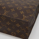 LOUIS VUITTON Monogram Sac Plat Hand Bag M51140 LV Auth 140700-15