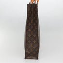 LOUIS VUITTON Monogram Sac Plat Hand Bag M51140 LV Auth 140700-4