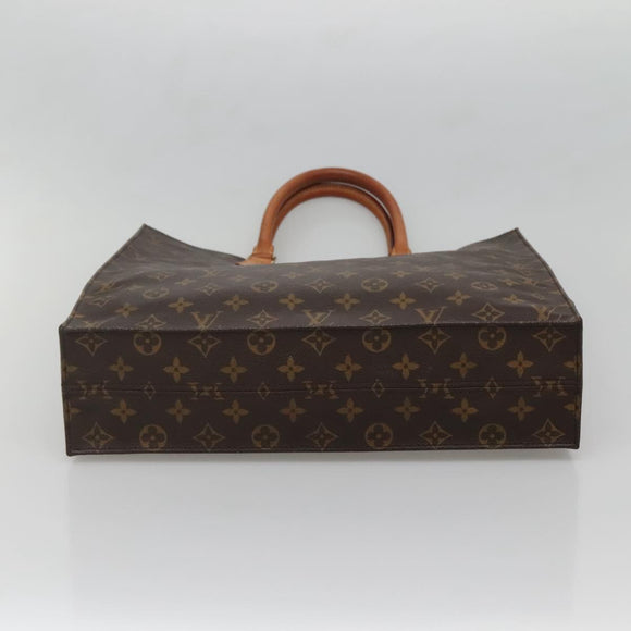 LOUIS VUITTON Monogram Sac Plat Hand Bag M51140 LV Auth 140700