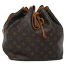 LOUIS VUITTON Monogram Petit Noe Shoulder Bag M42226 LV Auth 140703-1