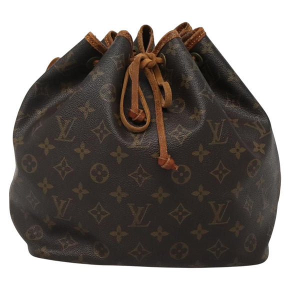 LOUIS VUITTON Monogram Petit Noe Shoulder Bag M42226 LV Auth 140703