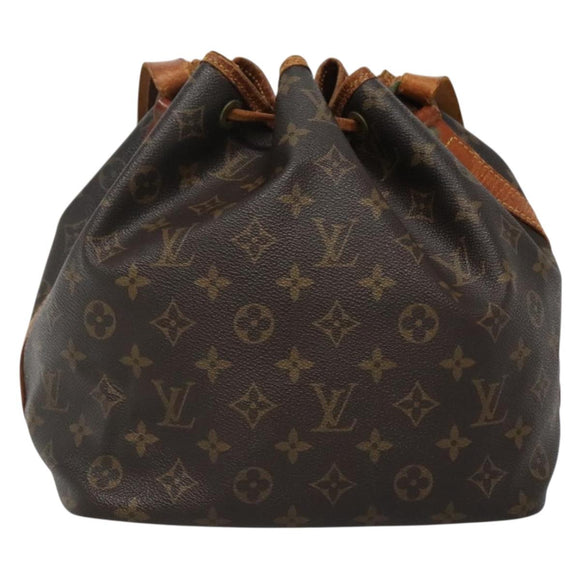LOUIS VUITTON Monogram Petit Noe Shoulder Bag M42226 LV Auth 140703