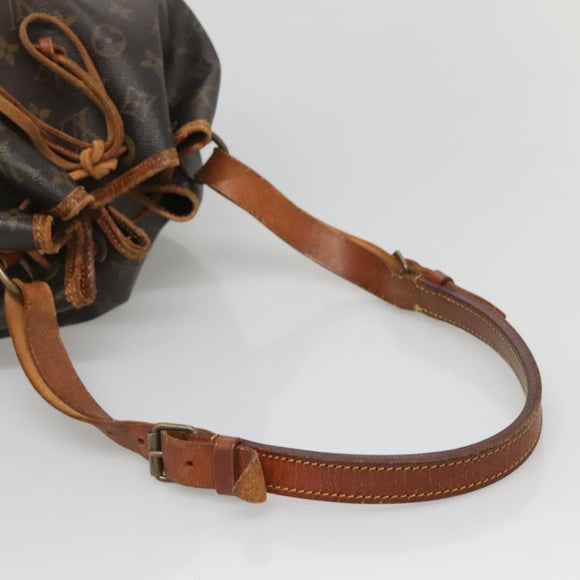 LOUIS VUITTON Monogram Petit Noe Shoulder Bag M42226 LV Auth 140703