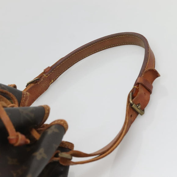 LOUIS VUITTON Monogram Petit Noe Shoulder Bag M42226 LV Auth 140703