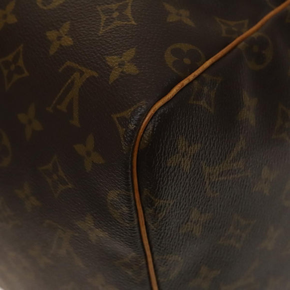 LOUIS VUITTON Monogram Keepall 55 Boston Bag M41424 LV Auth 140707