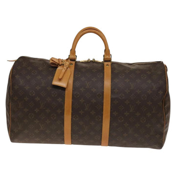 LOUIS VUITTON Monogram Keepall 55 Boston Bag M41424 LV Auth 140707 - 0