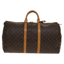 LOUIS VUITTON Monogram Keepall 55 Boston Bag M41424 LV Auth 140707-3