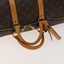 LOUIS VUITTON Monogram Keepall 55 Boston Bag M41424 LV Auth 140707-7