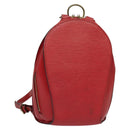 LOUIS VUITTON Epi Mabillon Backpack Castilian Red M52237 LV Auth 140708-1