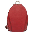 LOUIS VUITTON Epi Mabillon Backpack Castilian Red M52237 LV Auth 140708-13