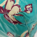 CHANEL Tote Bag Canvas PVC Green Silver CC Auth 140713-15