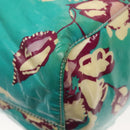 CHANEL Tote Bag Canvas PVC Green Silver CC Auth 140713-18