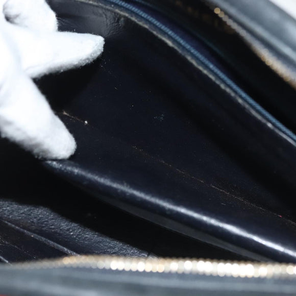 CHANEL V Stitch Shoulder Bag Cotton Red Gold CC Auth 140715