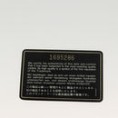 CHANEL V Stitch Shoulder Bag Cotton Red Gold CC Auth 140715-22