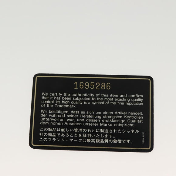 CHANEL V Stitch Shoulder Bag Cotton Red Gold CC Auth 140715