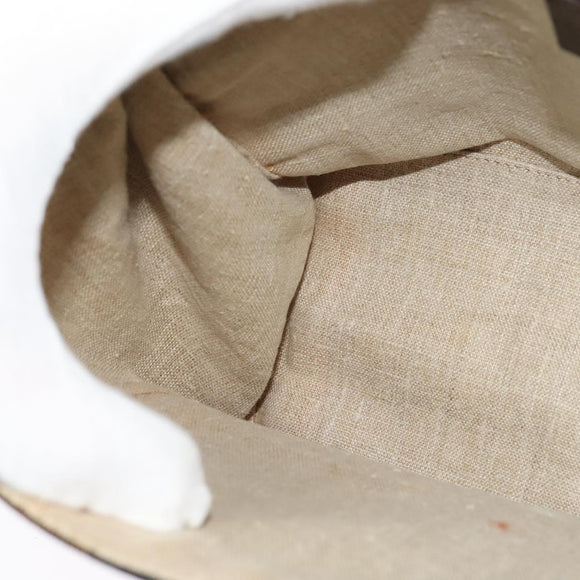 FENDI Pecan Canvas Hand Bag 2way Black Brown Auth 140723