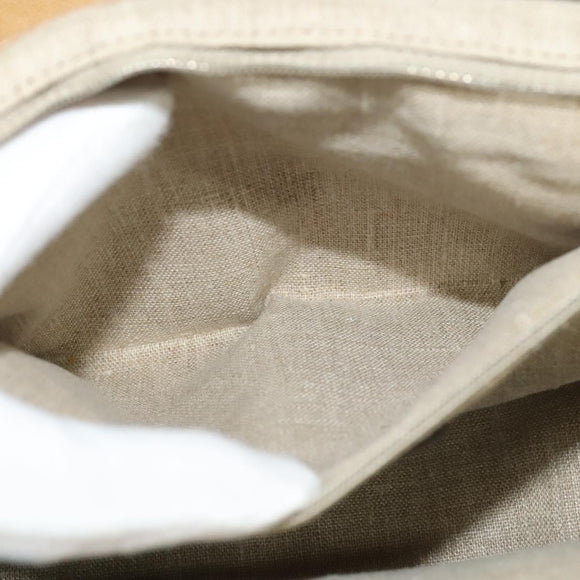 FENDI Pecan Canvas Hand Bag 2way Black Brown Auth 140723