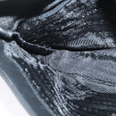 PRADA Shoulder Bag Leather Black Silver Auth 140724-18