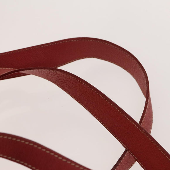 GUCCI Bamboo Backpack Suede Red Gold 003 2058 0016 Auth 140726