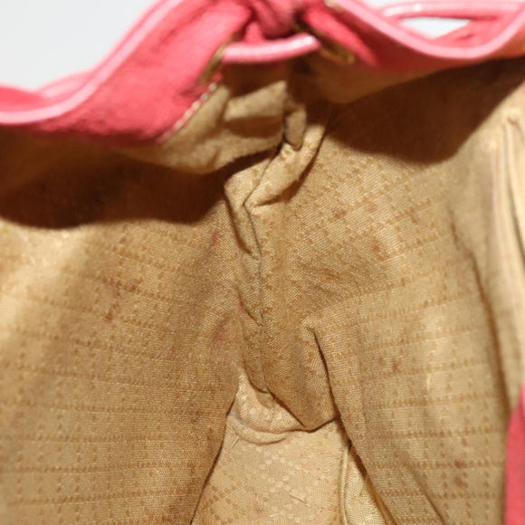 GUCCI Bamboo Backpack Suede Red Gold 003 2058 0016 Auth 140726