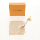LOUIS VUITTON Multicolor Dragonne XL Key Ring White M02463 LV Auth 140727M-12