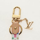 LOUIS VUITTON Multicolor Dragonne XL Key Ring White M02463 LV Auth 140727M-4