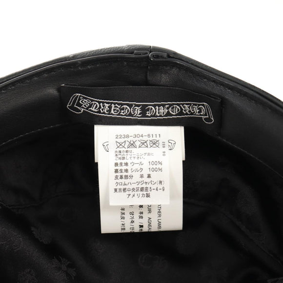 Chrome Hearts Marine Cap Wool Black Auth 140728M