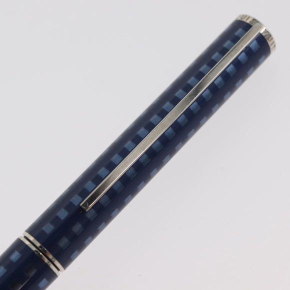 LOUIS VUITTON Jet Rack Set Pen metal Blue Gray LV Auth 140730