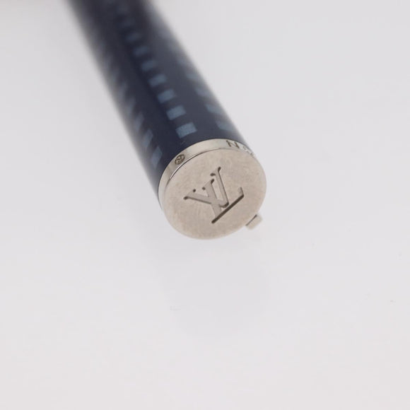 LOUIS VUITTON Jet Rack Set Pen metal Blue Gray LV Auth 140730