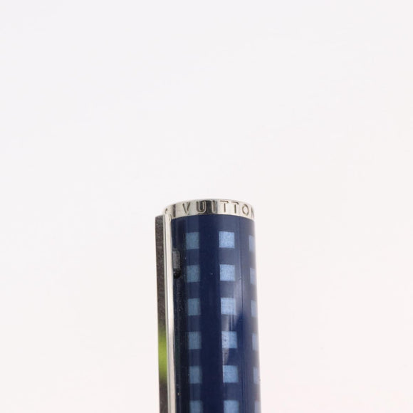 LOUIS VUITTON Jet Rack Set Pen metal Blue Gray LV Auth 140730