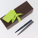 LOUIS VUITTON Jet Rack Set Pen metal Blue Gray LV Auth 140730-29