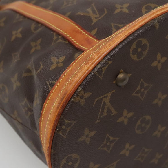 LOUIS VUITTON Monogram Bucket GM Shoulder Bag M42236 LV Auth 140740
