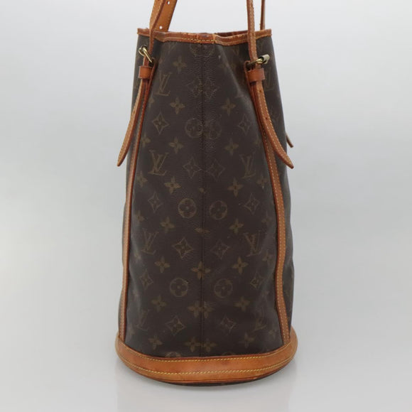LOUIS VUITTON Monogram Bucket GM Shoulder Bag M42236 LV Auth 140740