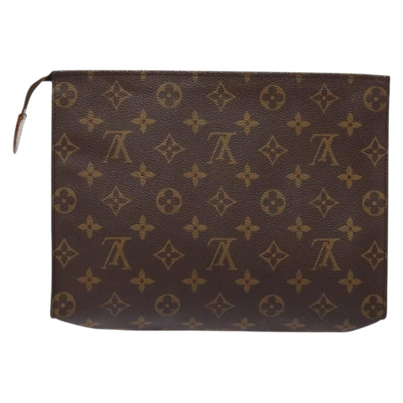 LOUIS VUITTON Monogram Posh Toilette 26 Pouch M47542 LV Auth 140742