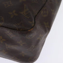 LOUIS VUITTON Monogram Looping GM Shoulder Bag M51145 LV Auth 140743-10
