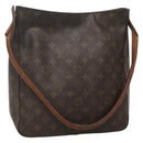 LOUIS VUITTON Monogram Looping GM Shoulder Bag M51145 LV Auth 140743-1