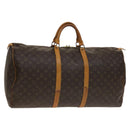 LOUIS VUITTON Monogram Keepall 60 Boston Bag M41422 LV Auth 140746-1