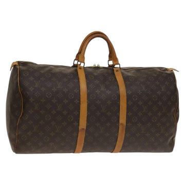 LOUIS VUITTON Monogram Keepall 60 Boston Bag M41422 LV Auth 140746