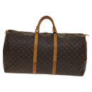 LOUIS VUITTON Monogram Keepall 60 Boston Bag M41422 LV Auth 140746-13