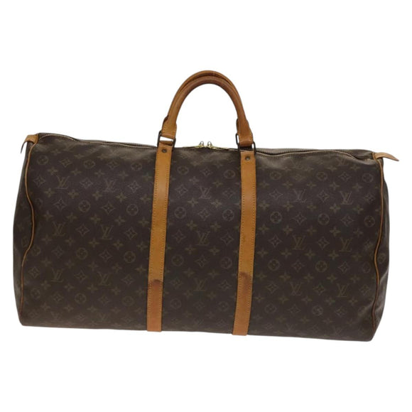 LOUIS VUITTON Monogram Keepall 60 Boston Bag M41422 LV Auth 140746