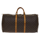 LOUIS VUITTON Monogram Keepall 60 Boston Bag M41422 LV Auth 140746-2
