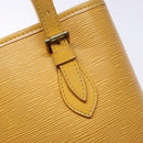 LOUIS VUITTON Epi Bucket PM Shoulder Bag SPO Yellow LV Auth 140747-10