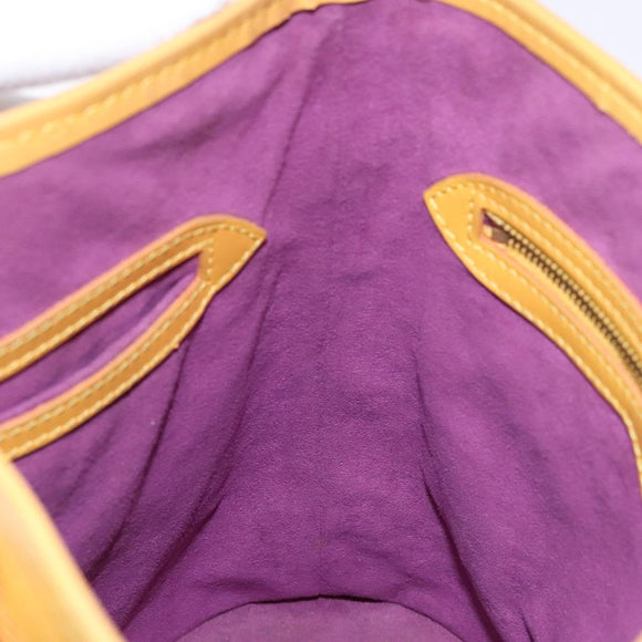 LOUIS VUITTON Epi Bucket PM Shoulder Bag SPO Yellow LV Auth 140747