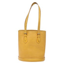 LOUIS VUITTON Epi Bucket PM Shoulder Bag SPO Yellow LV Auth 140747-2