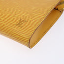 LOUIS VUITTON Epi Bucket PM Pouch Yellow LV Auth 140748-9