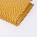 LOUIS VUITTON Epi Bucket PM Pouch Yellow LV Auth 140748-15