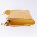 LOUIS VUITTON Epi Bucket PM Pouch Yellow LV Auth 140748-4